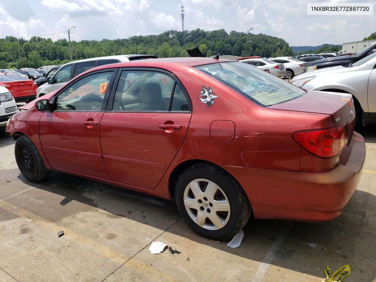 2007 Toyota Corolla Ce VIN: 1NXBR32E77Z887720 Lot: 62895484