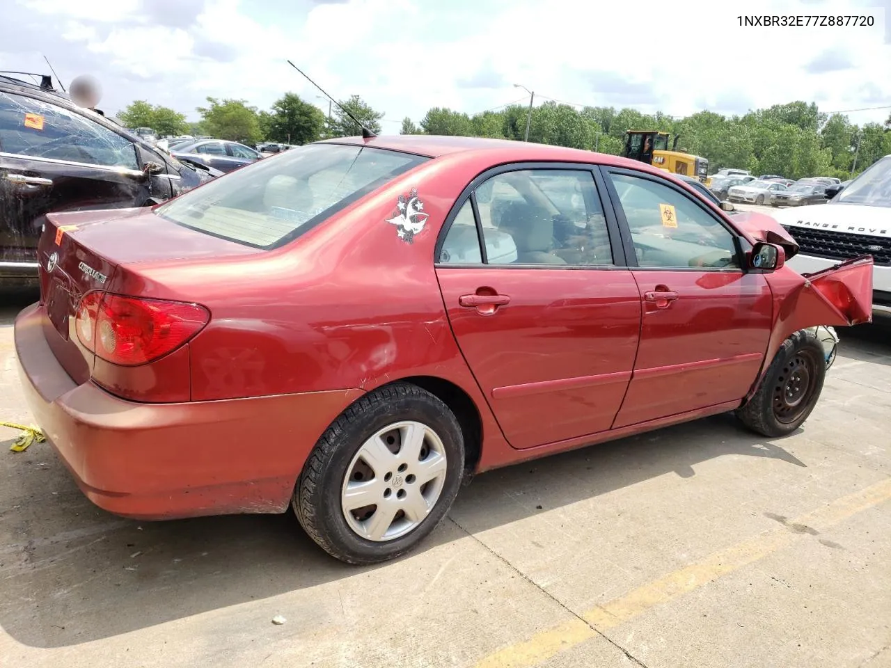 2007 Toyota Corolla Ce VIN: 1NXBR32E77Z887720 Lot: 62895484