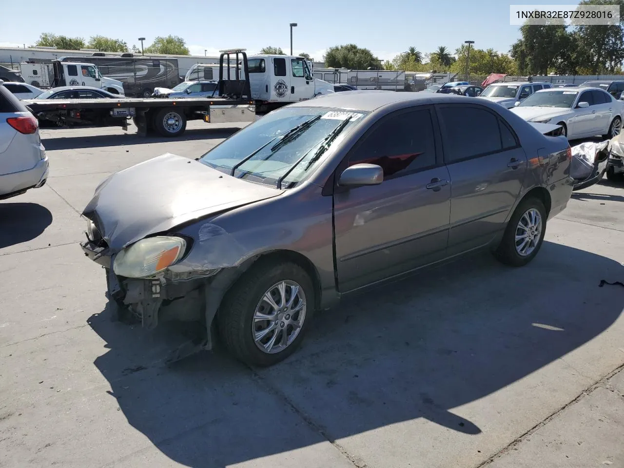 2007 Toyota Corolla Ce VIN: 1NXBR32E87Z928016 Lot: 63829134