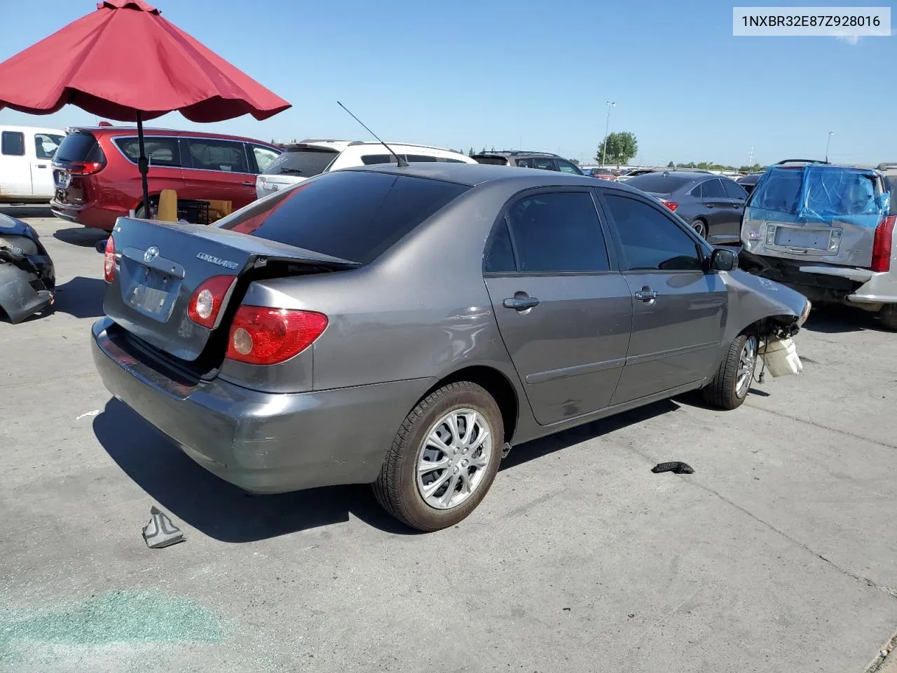 2007 Toyota Corolla Ce VIN: 1NXBR32E87Z928016 Lot: 63829134