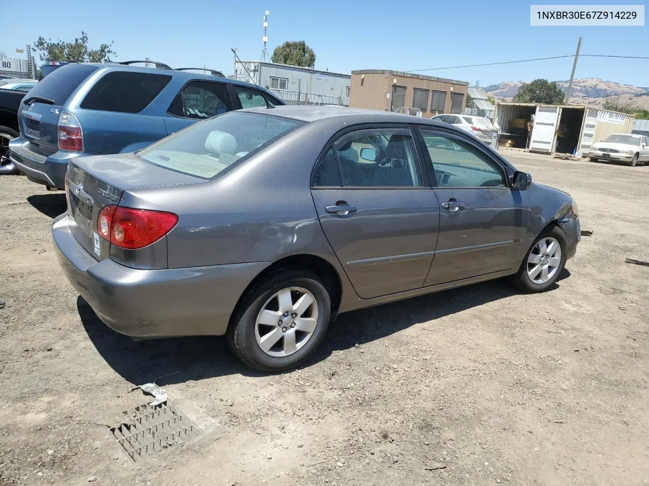 2007 Toyota Corolla Ce VIN: 1NXBR30E67Z914229 Lot: 63850394