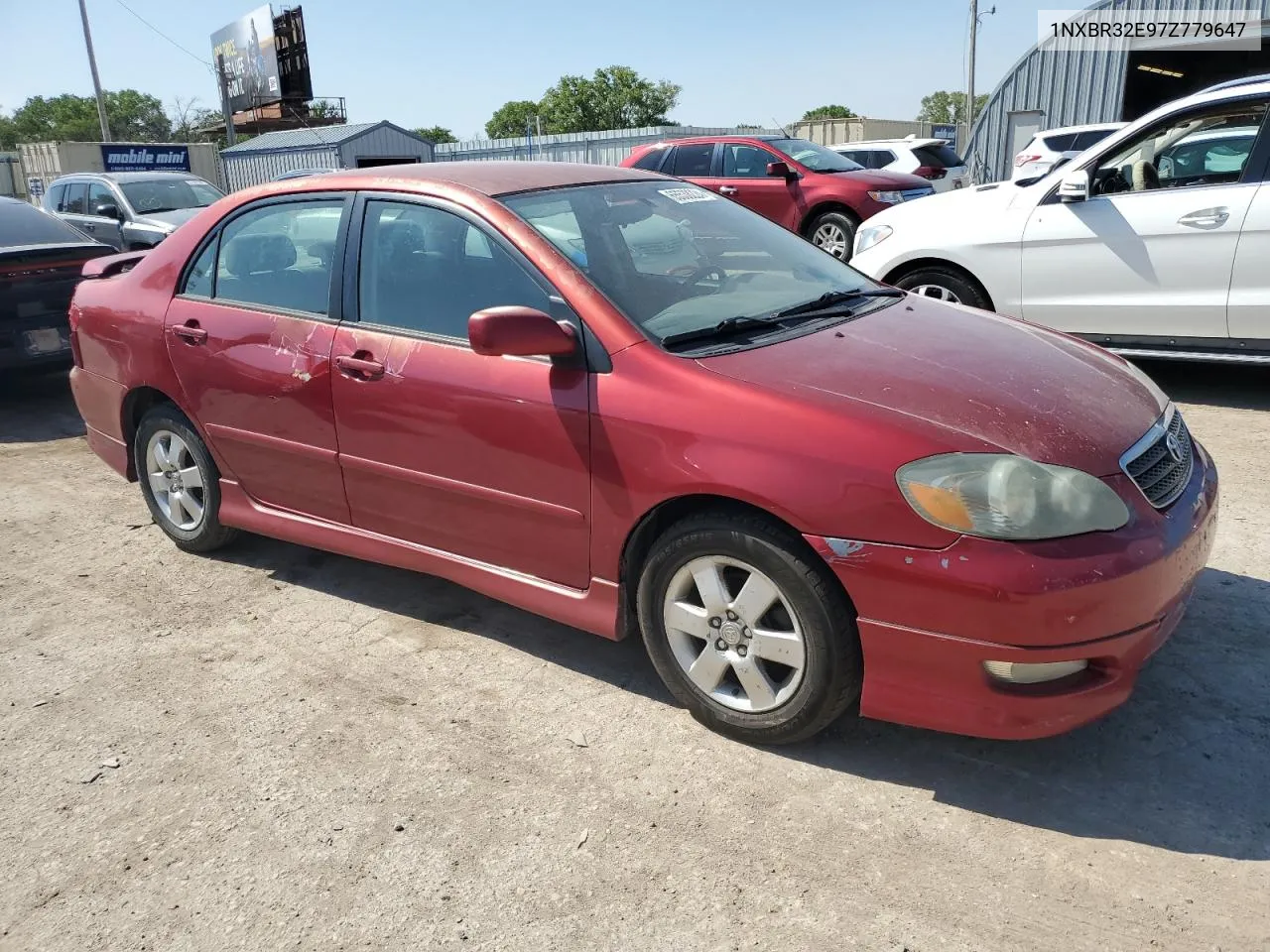 2007 Toyota Corolla Ce VIN: 1NXBR32E97Z779647 Lot: 65538224