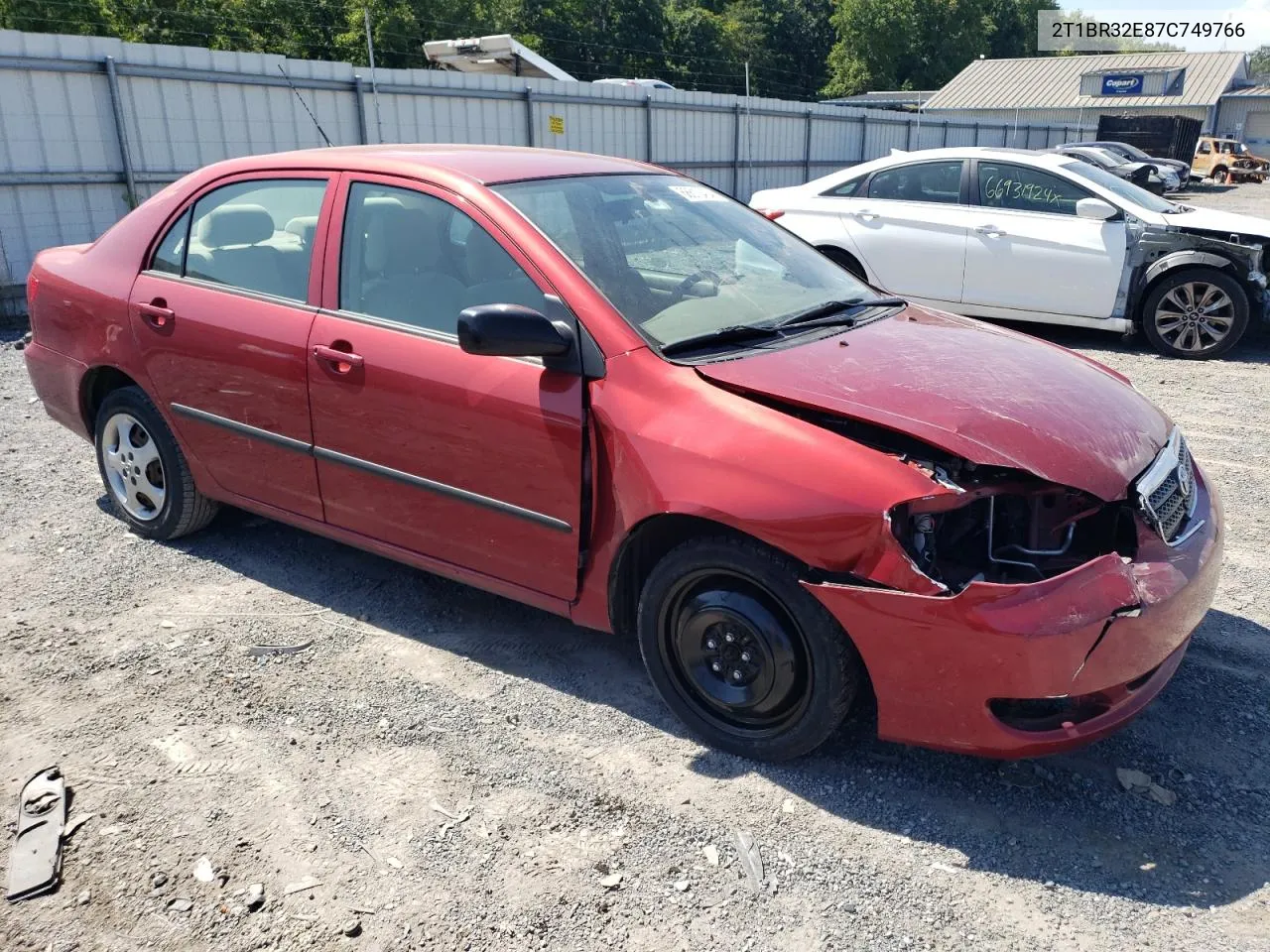 2007 Toyota Corolla Ce VIN: 2T1BR32E87C749766 Lot: 68612404