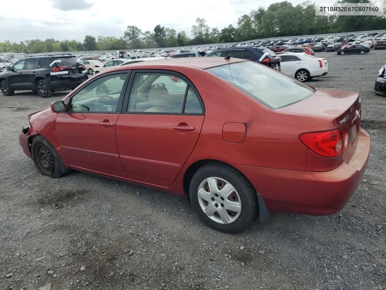 2007 Toyota Corolla Ce VIN: 2T1BR32E67C807860 Lot: 69606204