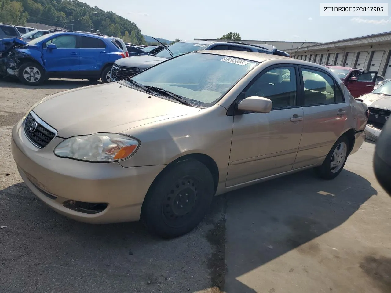 2007 Toyota Corolla Ce VIN: 2T1BR30E07C847905 Lot: 69767404