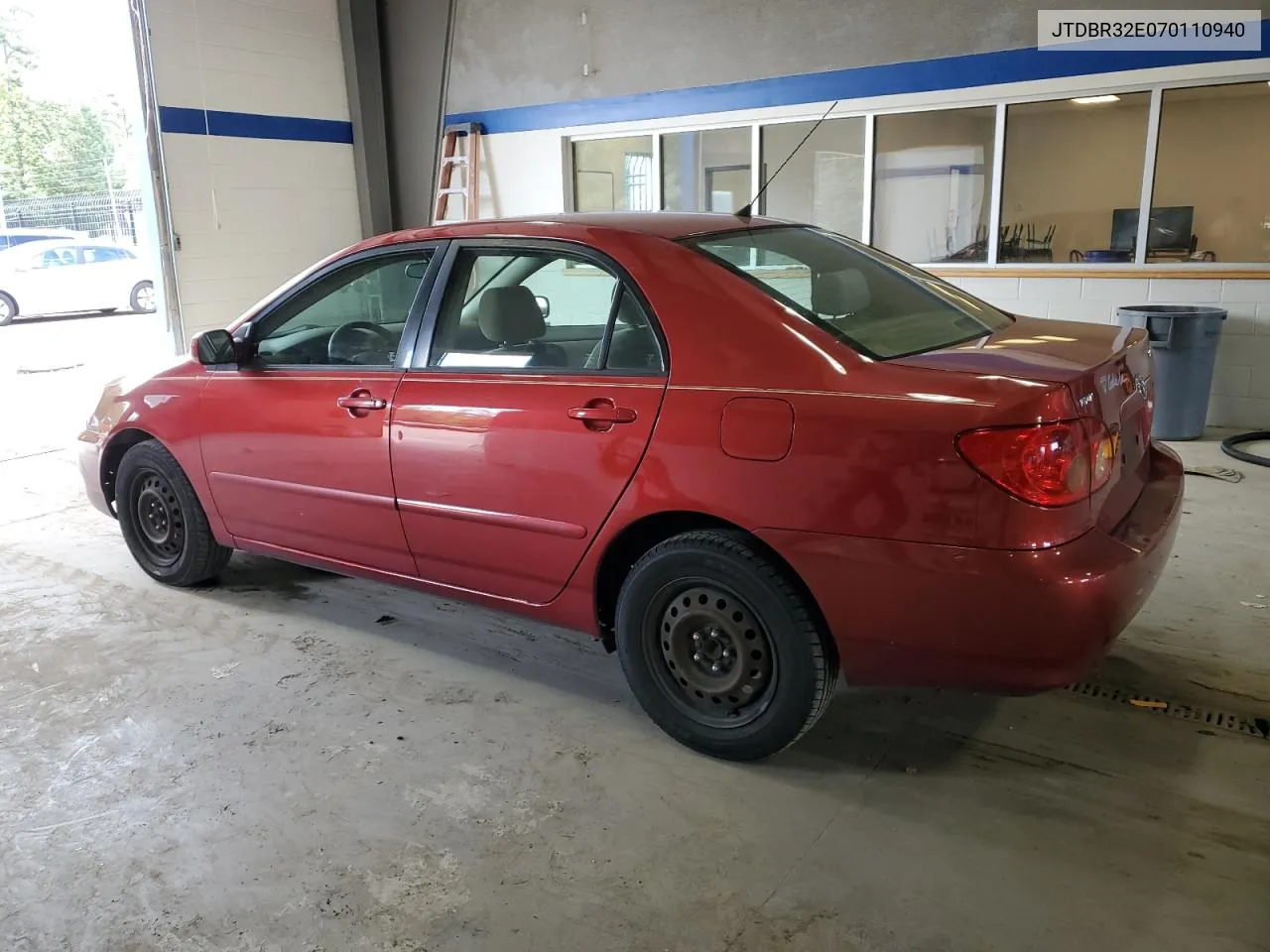 2007 Toyota Corolla Ce VIN: JTDBR32E070110940 Lot: 69774434