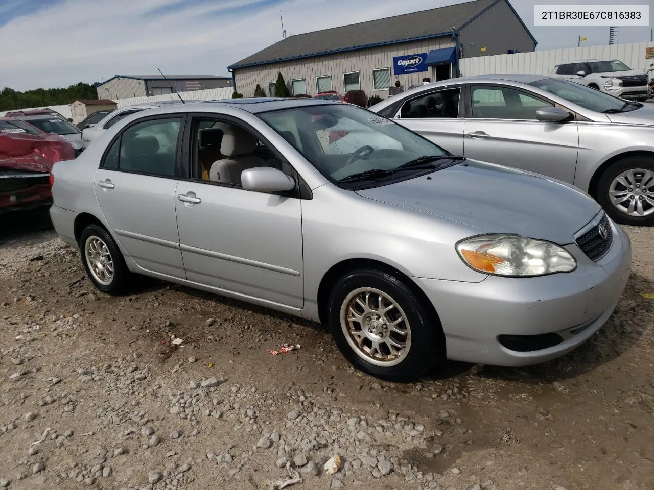 2007 Toyota Corolla Ce VIN: 2T1BR30E67C816383 Lot: 69822184