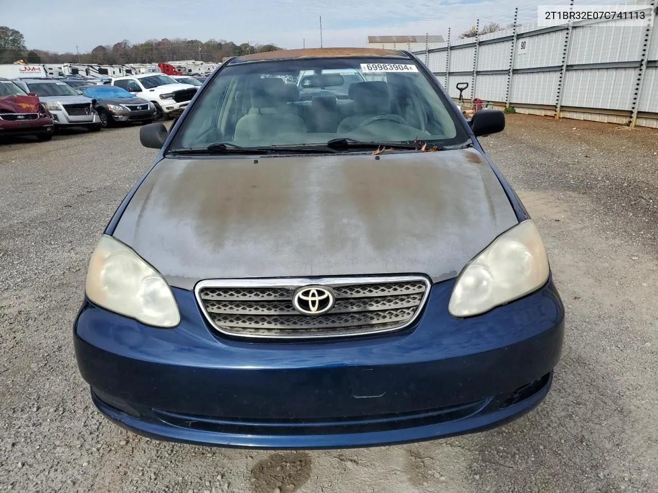 2007 Toyota Corolla Ce VIN: 2T1BR32E07C741113 Lot: 69983904