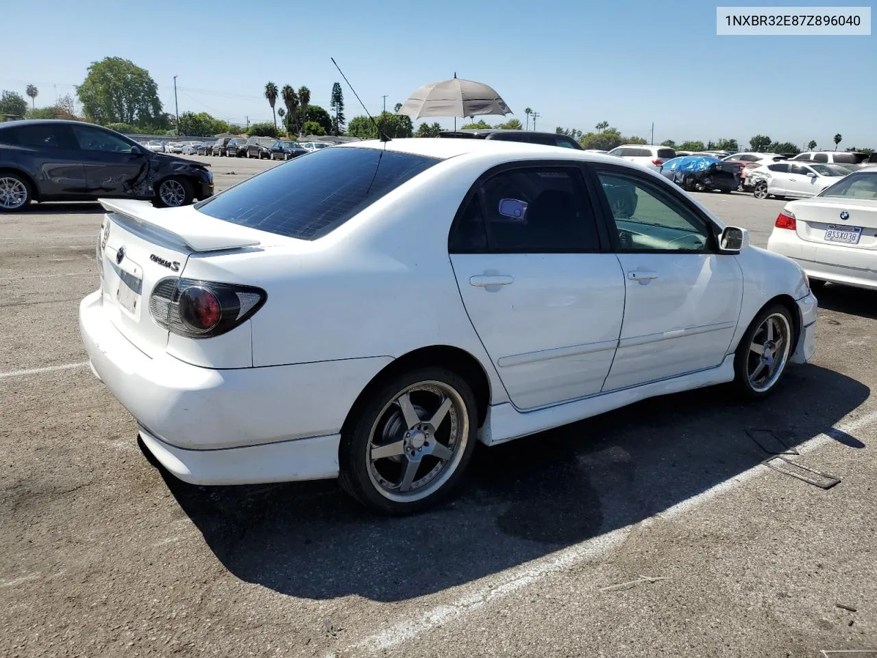 2007 Toyota Corolla Ce VIN: 1NXBR32E87Z896040 Lot: 70081124