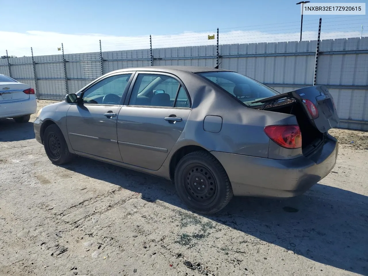 2007 Toyota Corolla Ce VIN: 1NXBR32E17Z920615 Lot: 70178564