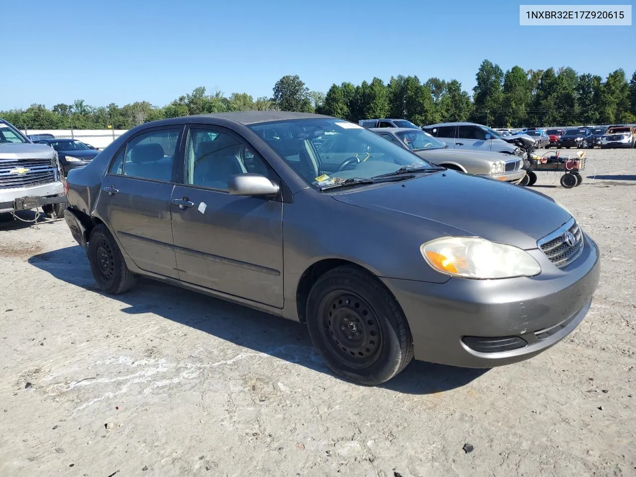 2007 Toyota Corolla Ce VIN: 1NXBR32E17Z920615 Lot: 70178564