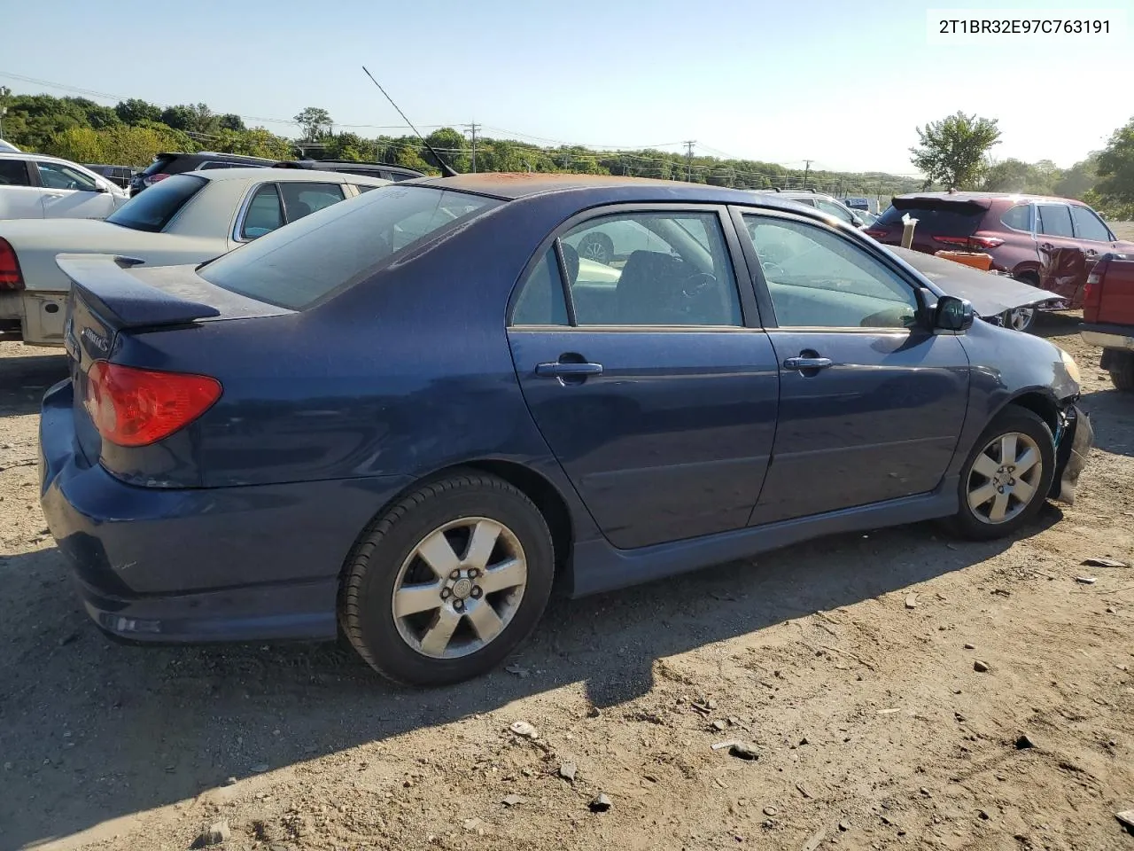 2007 Toyota Corolla Ce VIN: 2T1BR32E97C763191 Lot: 70394144