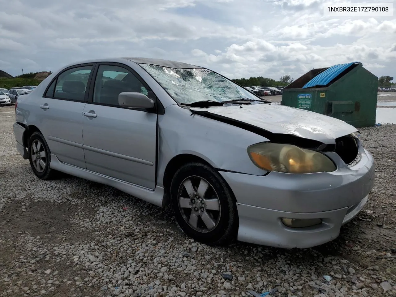 2007 Toyota Corolla Ce VIN: 1NXBR32E17Z790108 Lot: 70421534