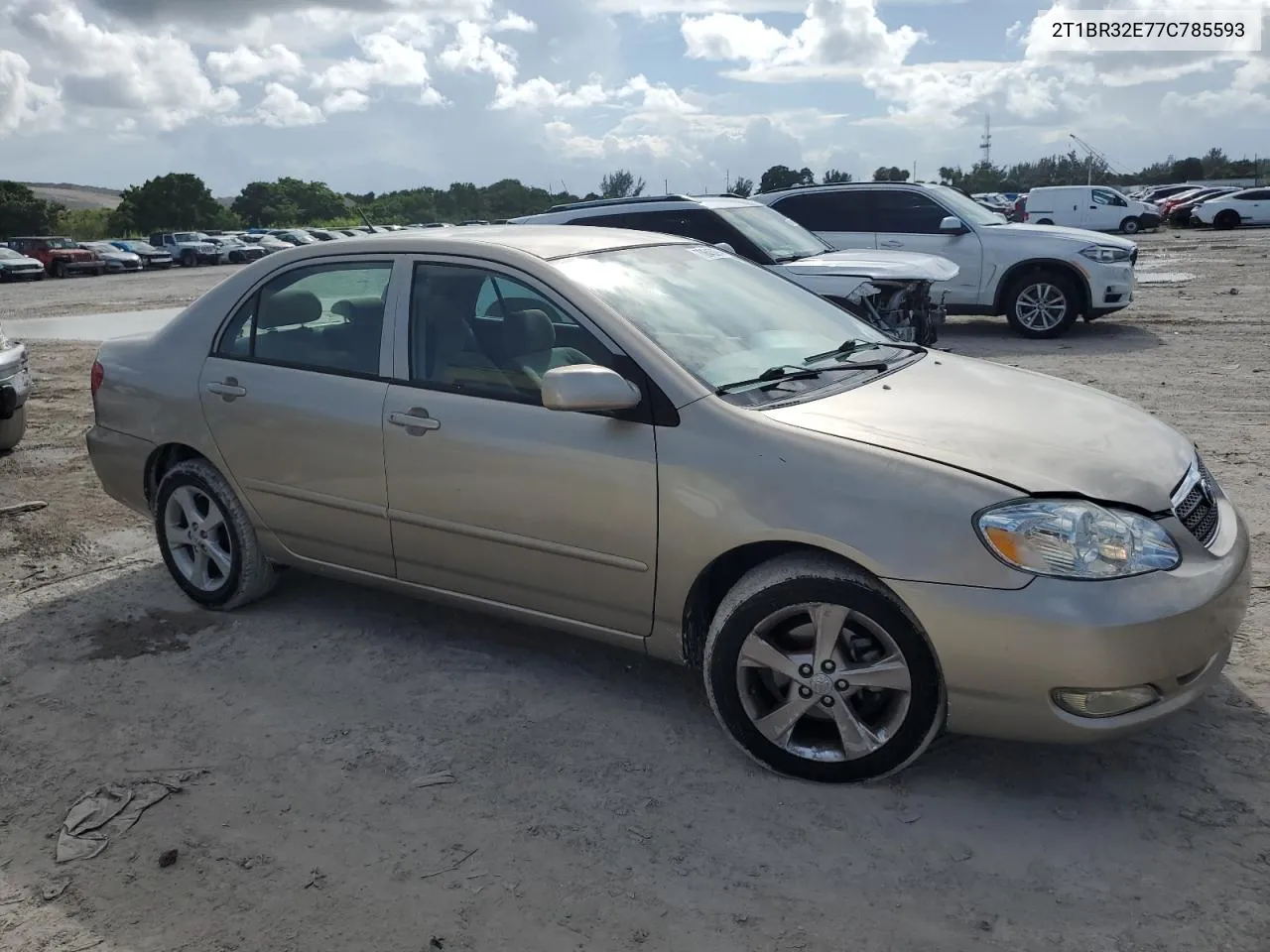 2007 Toyota Corolla Ce VIN: 2T1BR32E77C785593 Lot: 70645094