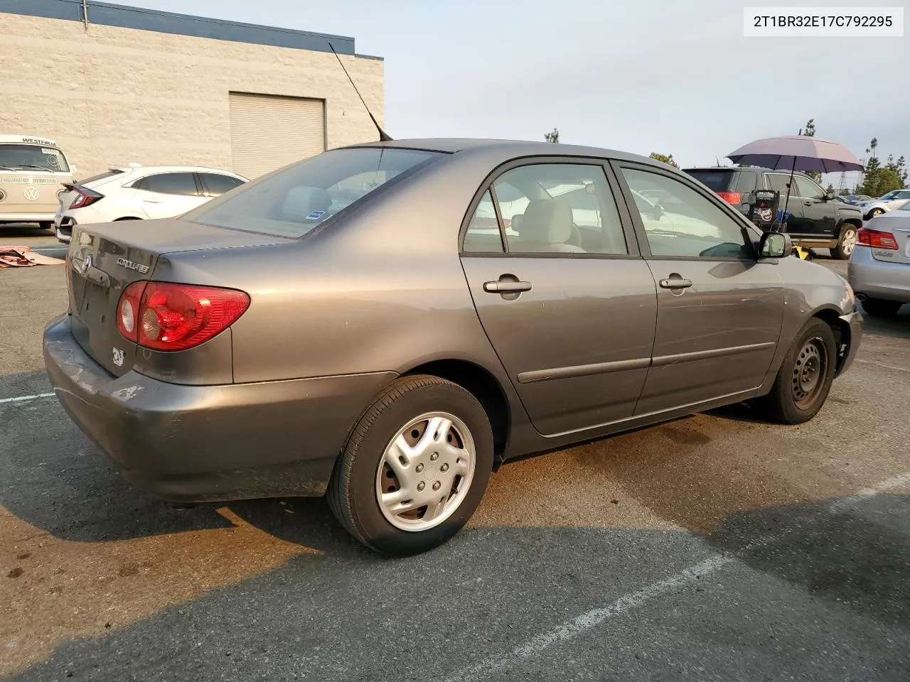 2007 Toyota Corolla Ce VIN: 2T1BR32E17C792295 Lot: 70863774