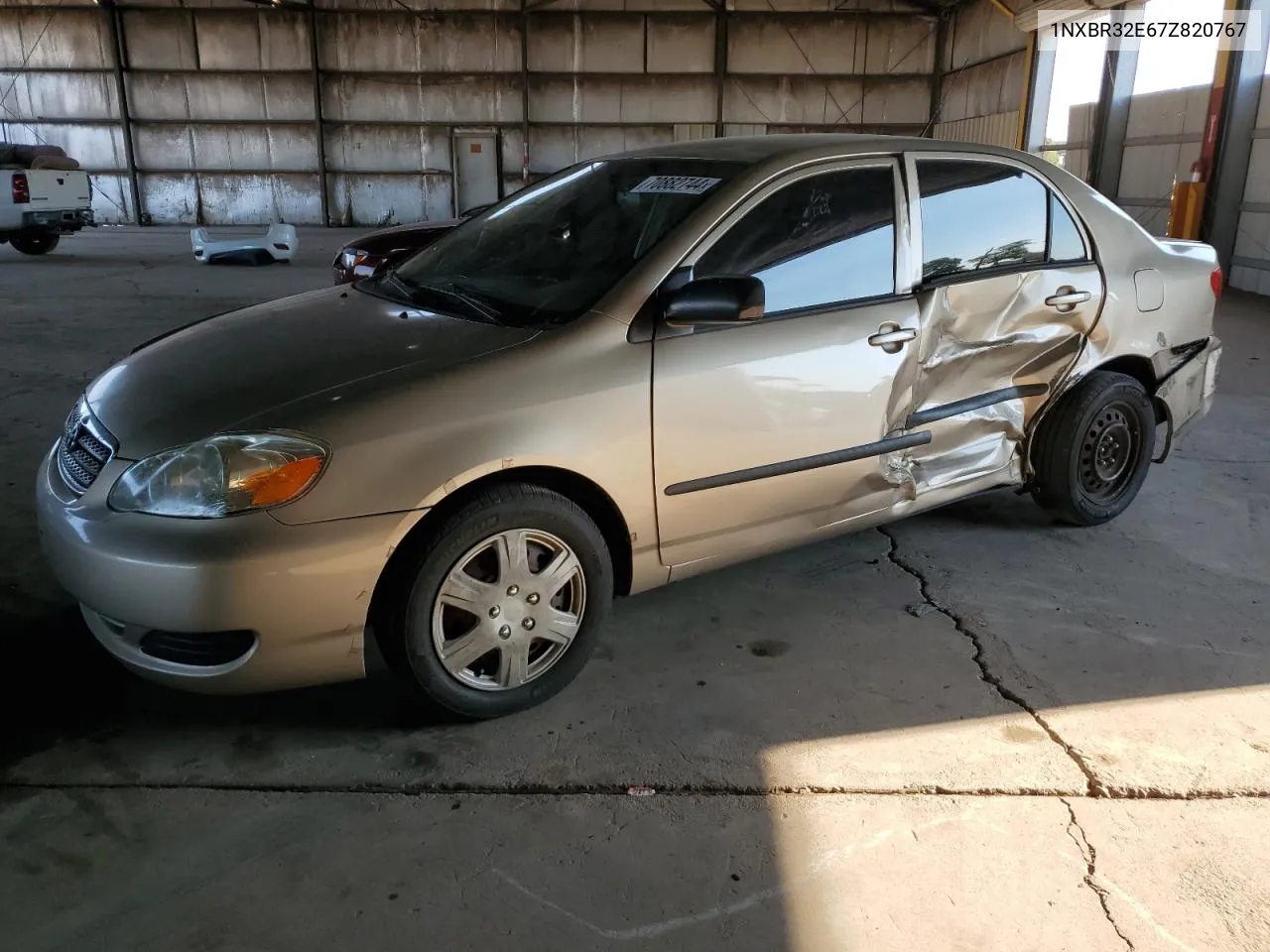 2007 Toyota Corolla Ce VIN: 1NXBR32E67Z820767 Lot: 70882744