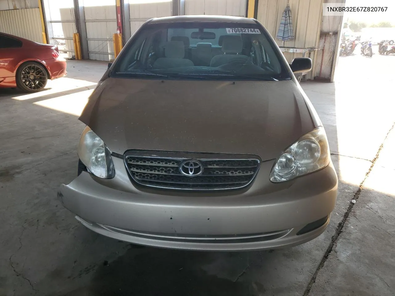 2007 Toyota Corolla Ce VIN: 1NXBR32E67Z820767 Lot: 70882744