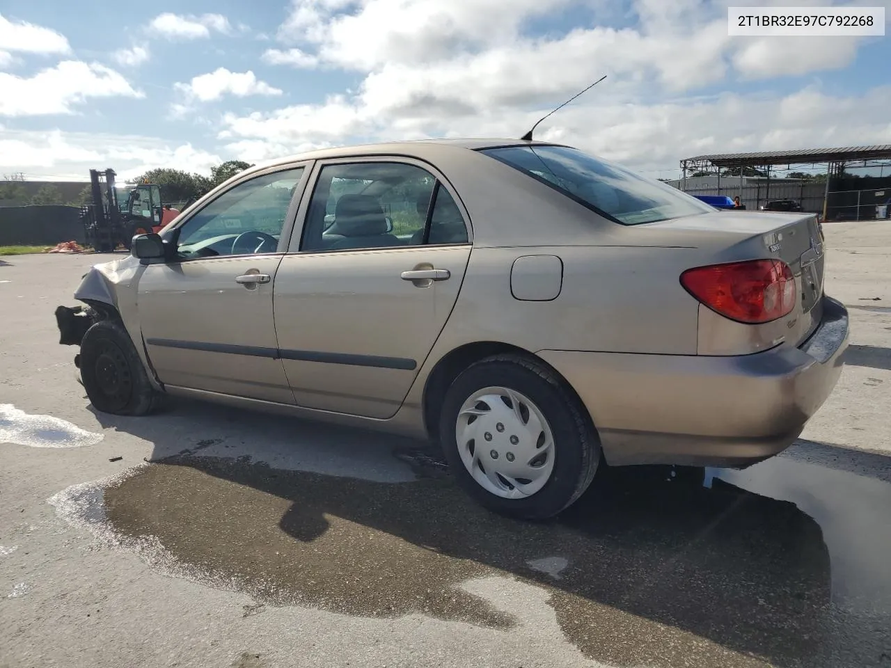 2007 Toyota Corolla Ce VIN: 2T1BR32E97C792268 Lot: 70928964