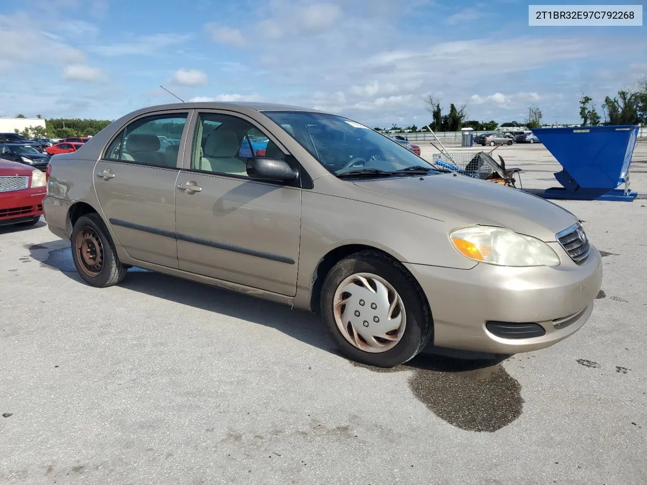 2007 Toyota Corolla Ce VIN: 2T1BR32E97C792268 Lot: 70928964