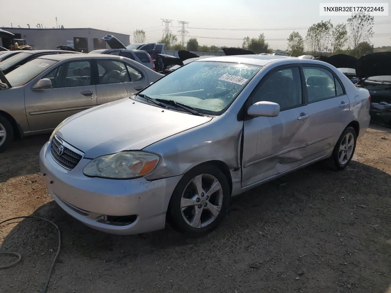 1NXBR32E17Z922445 2007 Toyota Corolla Ce