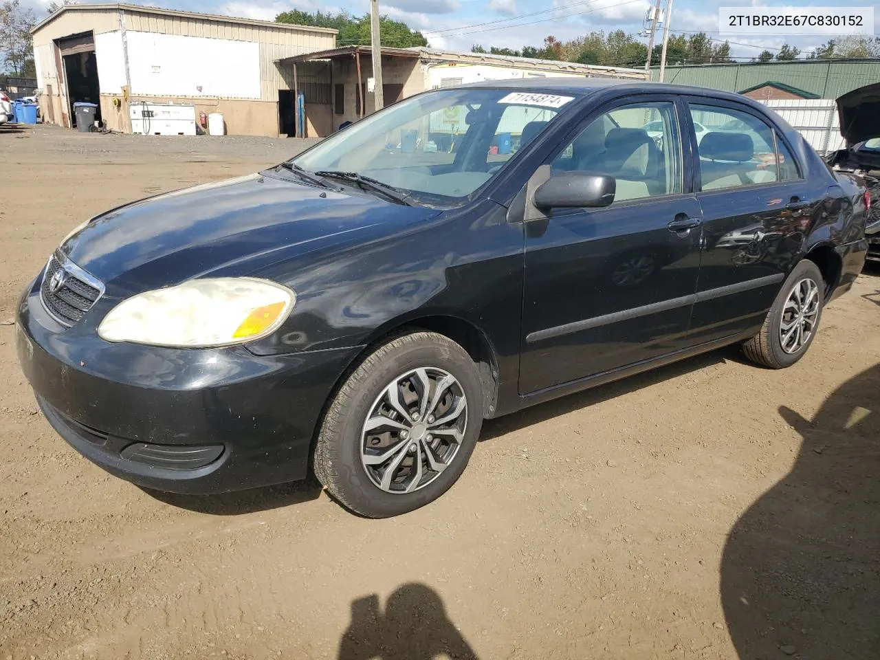 2007 Toyota Corolla Ce VIN: 2T1BR32E67C830152 Lot: 71154874