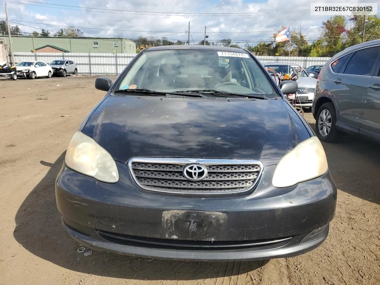 2007 Toyota Corolla Ce VIN: 2T1BR32E67C830152 Lot: 71154874