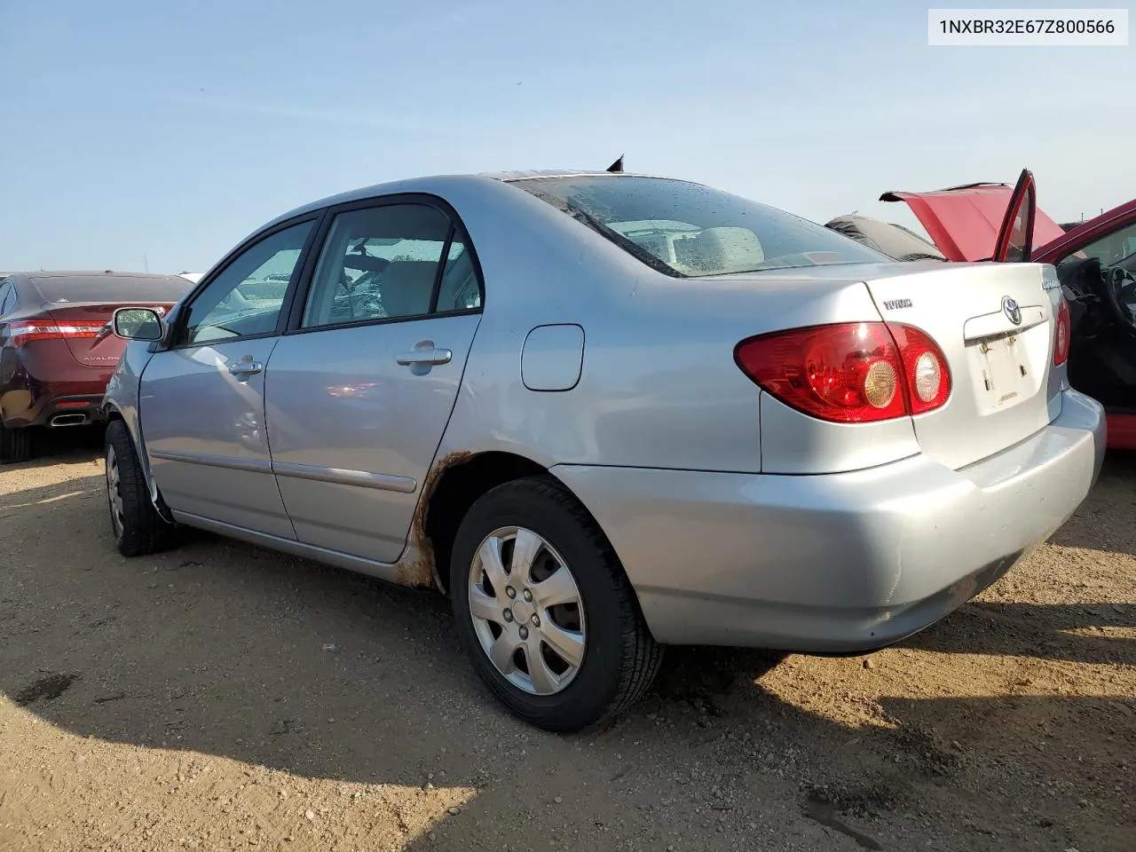 2007 Toyota Corolla Ce VIN: 1NXBR32E67Z800566 Lot: 71228414