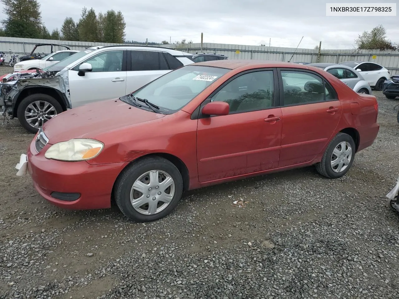 2007 Toyota Corolla Ce VIN: 1NXBR30E17Z798325 Lot: 71402324