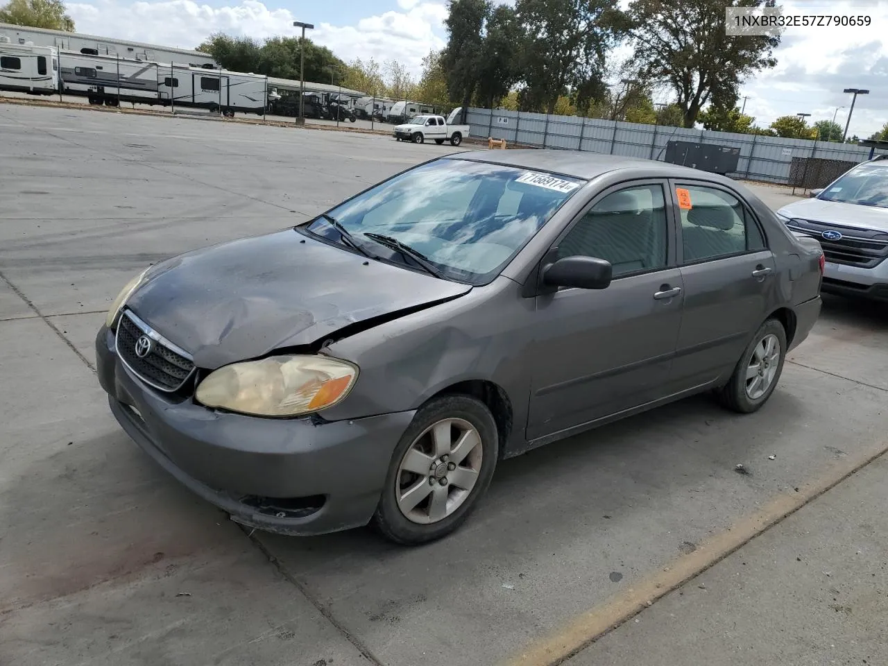 2007 Toyota Corolla Ce VIN: 1NXBR32E57Z790659 Lot: 71569174