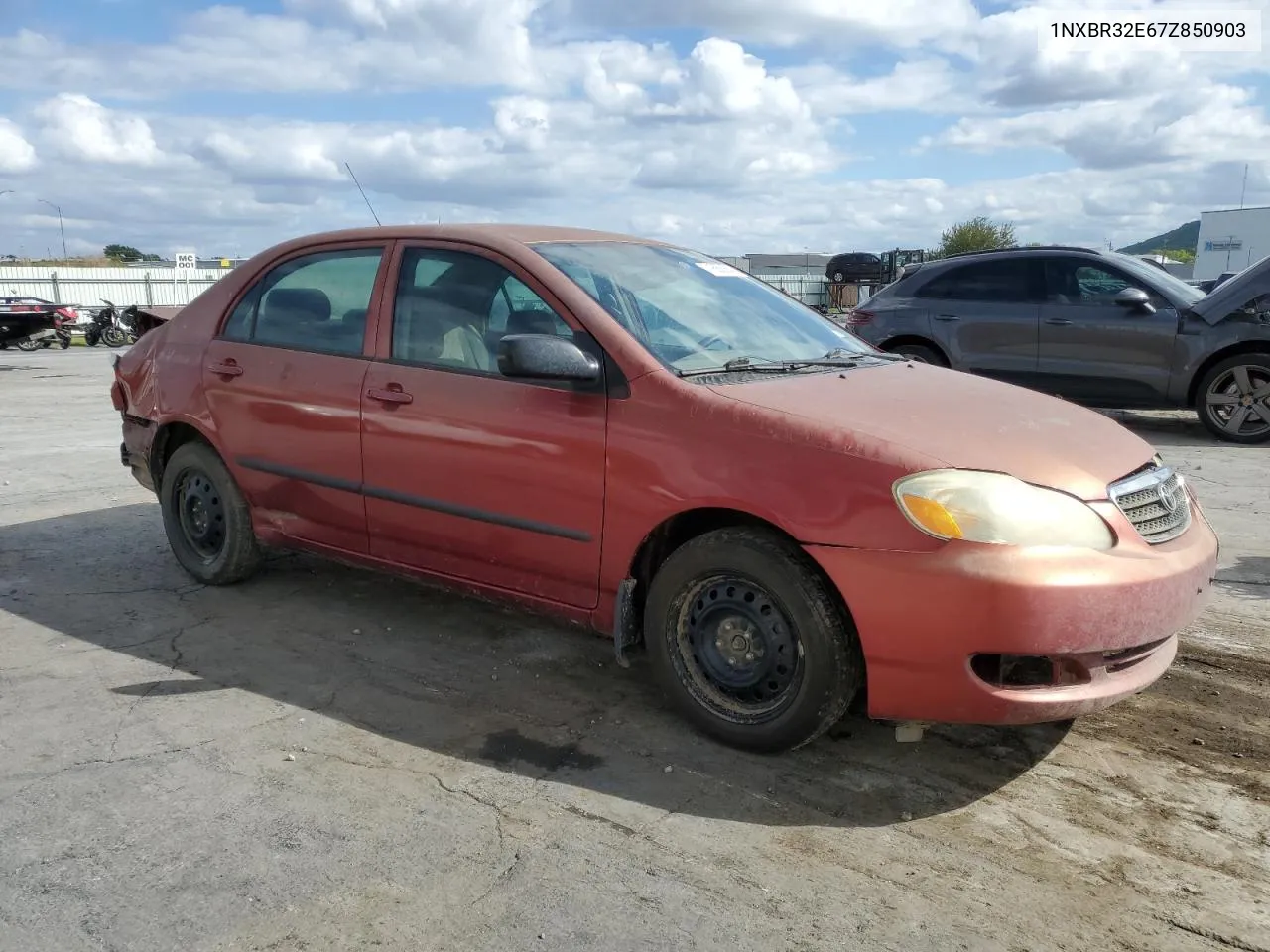 2007 Toyota Corolla Ce VIN: 1NXBR32E67Z850903 Lot: 71668064