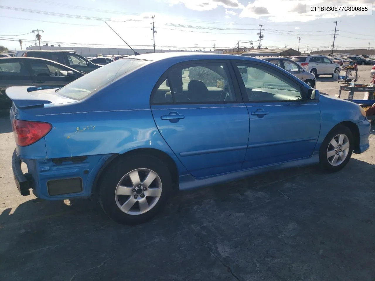 2007 Toyota Corolla Ce VIN: 2T1BR30E77C800855 Lot: 71928414