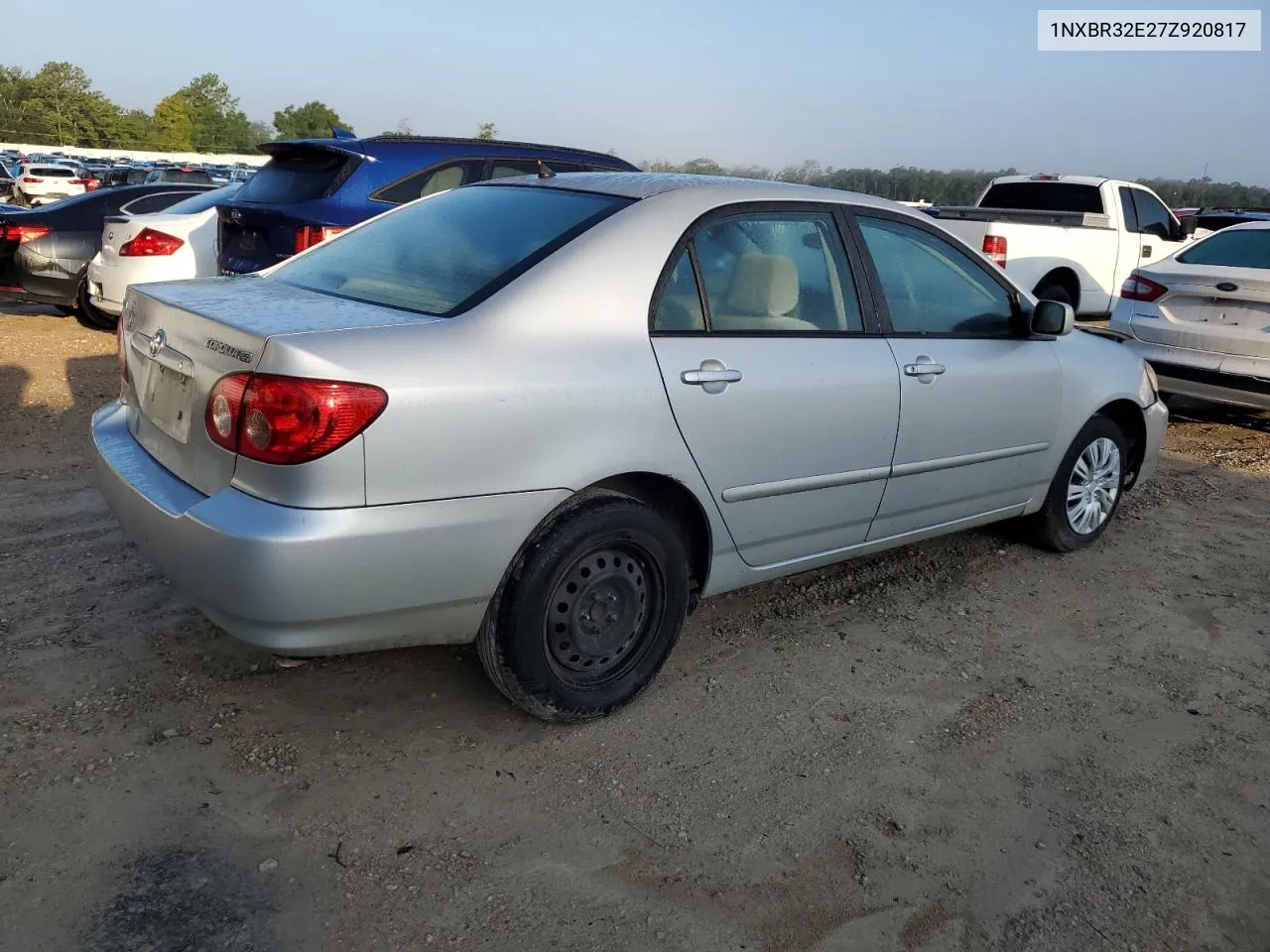 2007 Toyota Corolla Ce VIN: 1NXBR32E27Z920817 Lot: 72259254