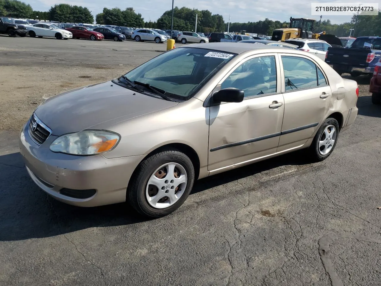 2007 Toyota Corolla Ce VIN: 2T1BR32E87C824773 Lot: 72272504