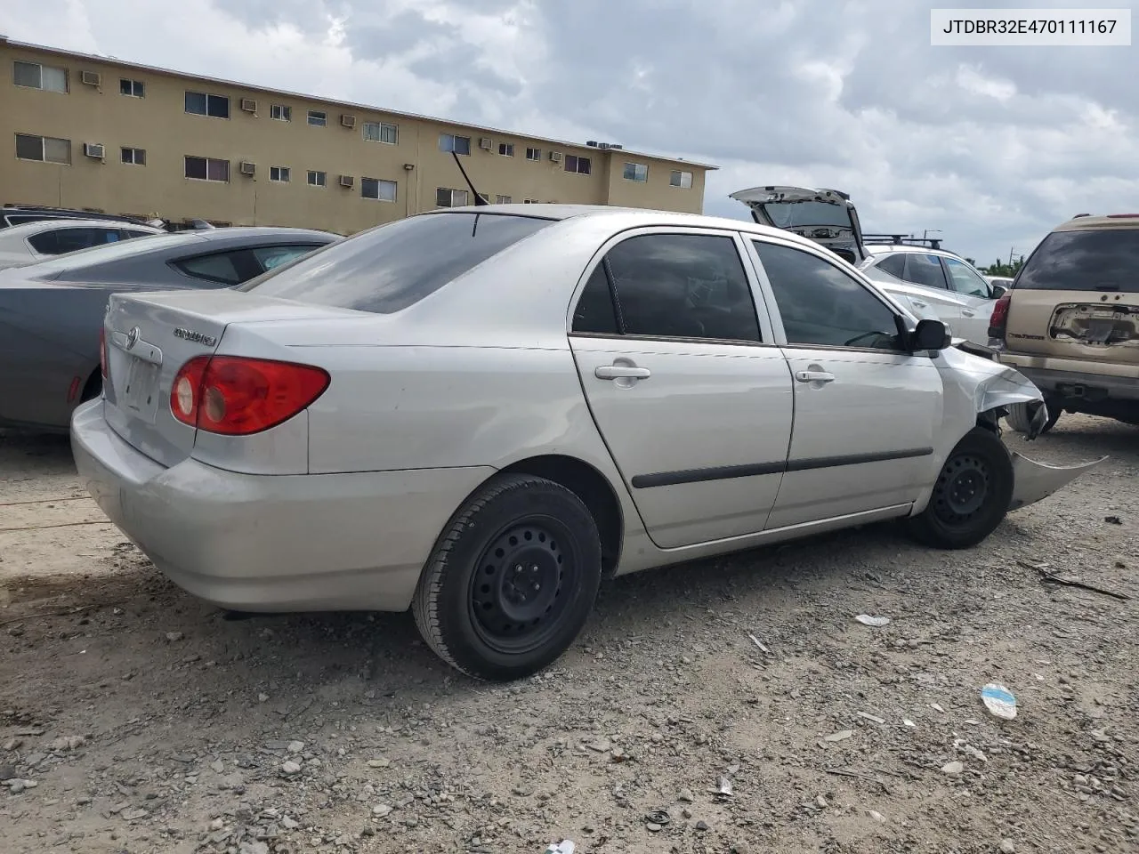 2007 Toyota Corolla Ce VIN: JTDBR32E470111167 Lot: 72333434