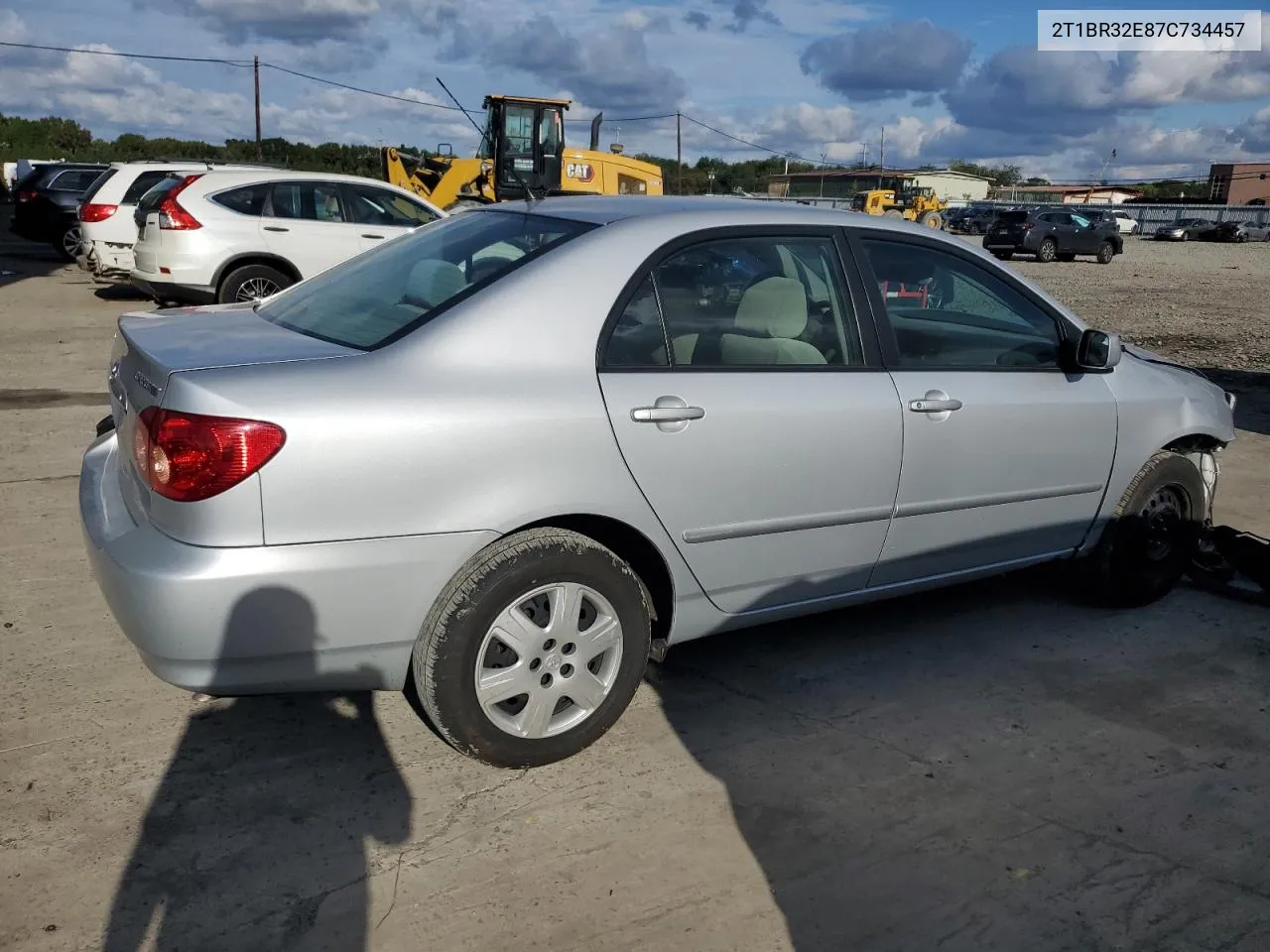 2007 Toyota Corolla Ce VIN: 2T1BR32E87C734457 Lot: 72453534