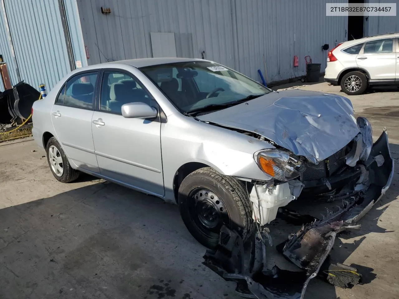 2007 Toyota Corolla Ce VIN: 2T1BR32E87C734457 Lot: 72453534