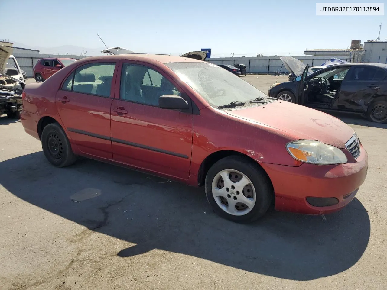 2007 Toyota Corolla Ce VIN: JTDBR32E170113894 Lot: 72639104