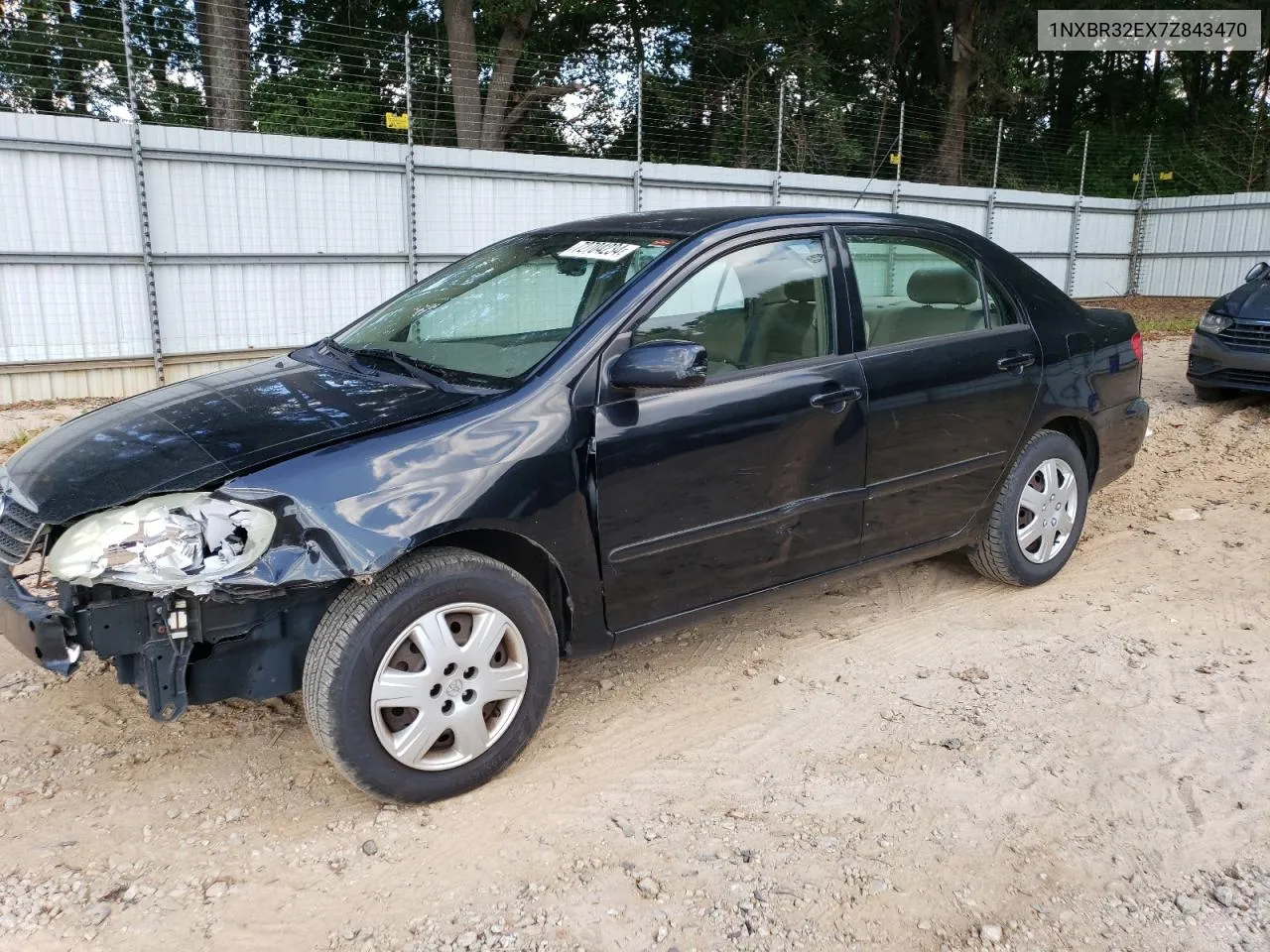 1NXBR32EX7Z843470 2007 Toyota Corolla Ce