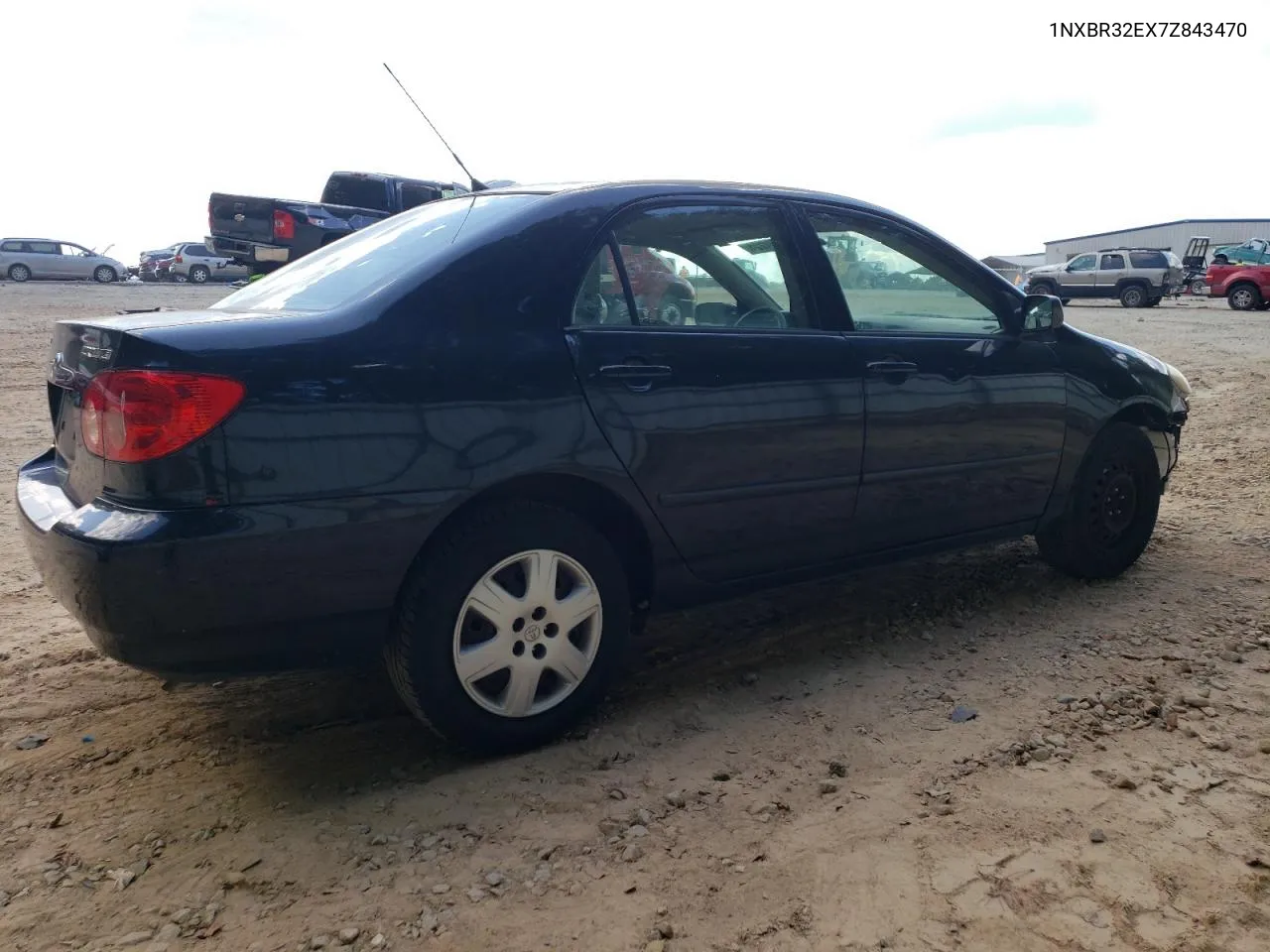 2007 Toyota Corolla Ce VIN: 1NXBR32EX7Z843470 Lot: 72704234