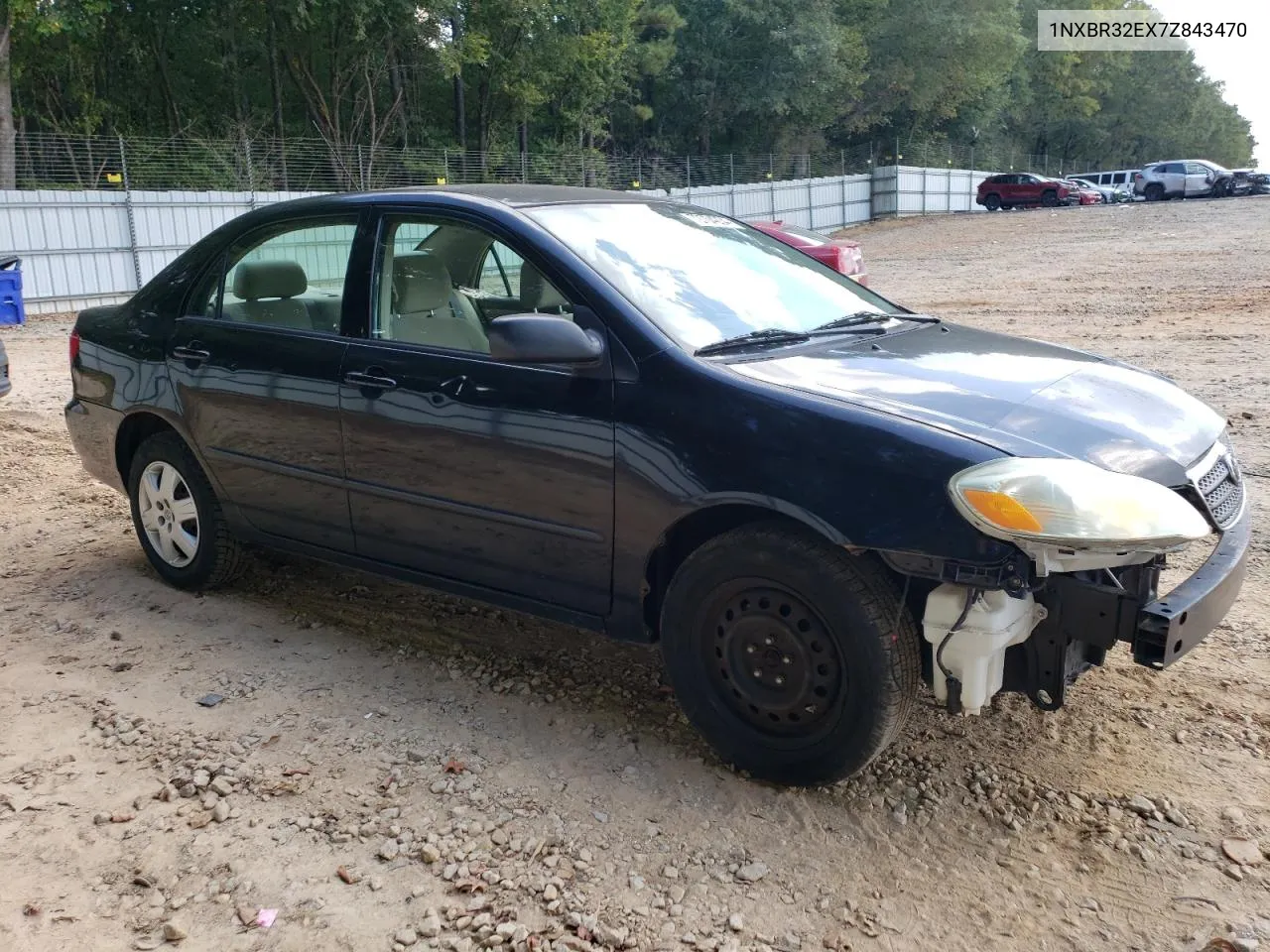 2007 Toyota Corolla Ce VIN: 1NXBR32EX7Z843470 Lot: 72704234