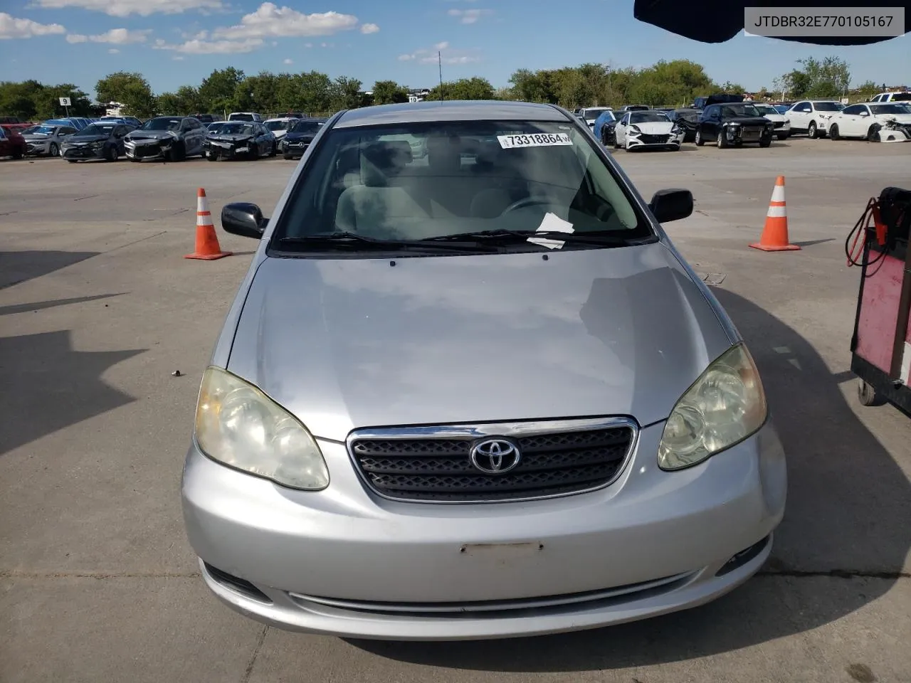 2007 Toyota Corolla Ce VIN: JTDBR32E770105167 Lot: 73318864