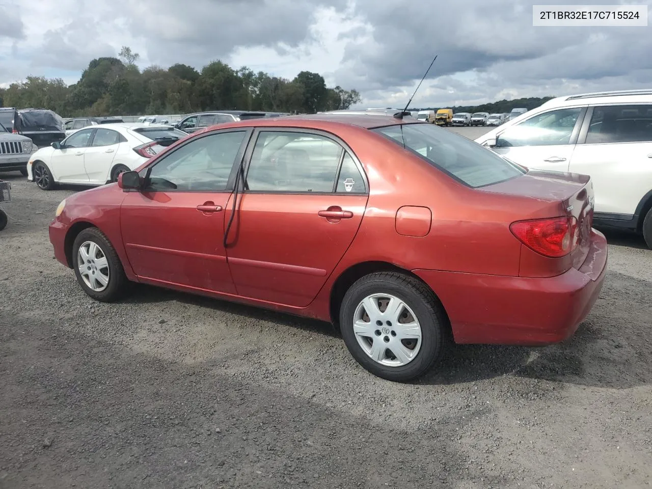 2007 Toyota Corolla Ce VIN: 2T1BR32E17C715524 Lot: 73427374