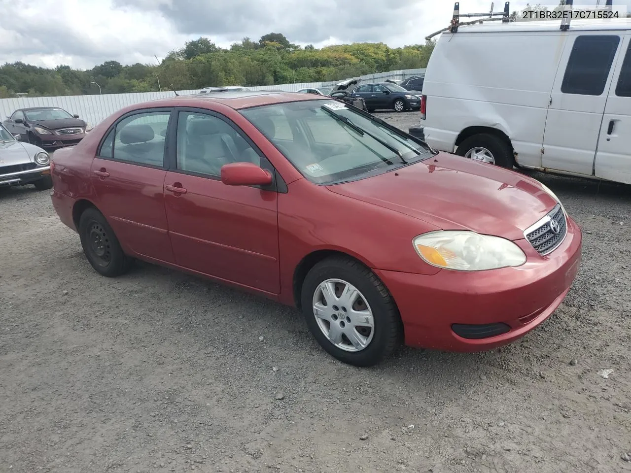 2007 Toyota Corolla Ce VIN: 2T1BR32E17C715524 Lot: 73427374