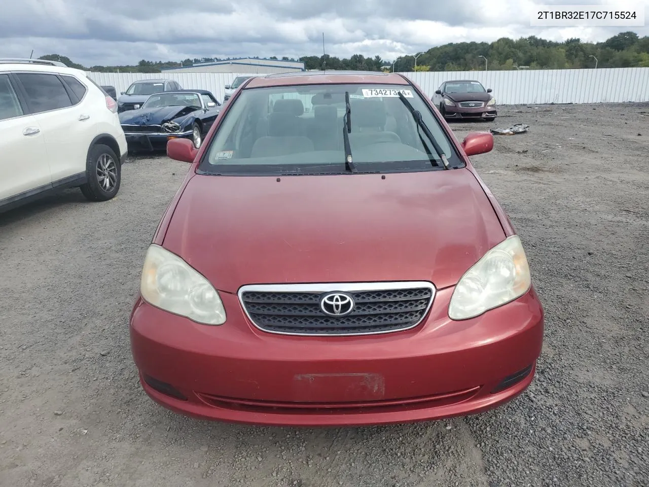 2007 Toyota Corolla Ce VIN: 2T1BR32E17C715524 Lot: 73427374