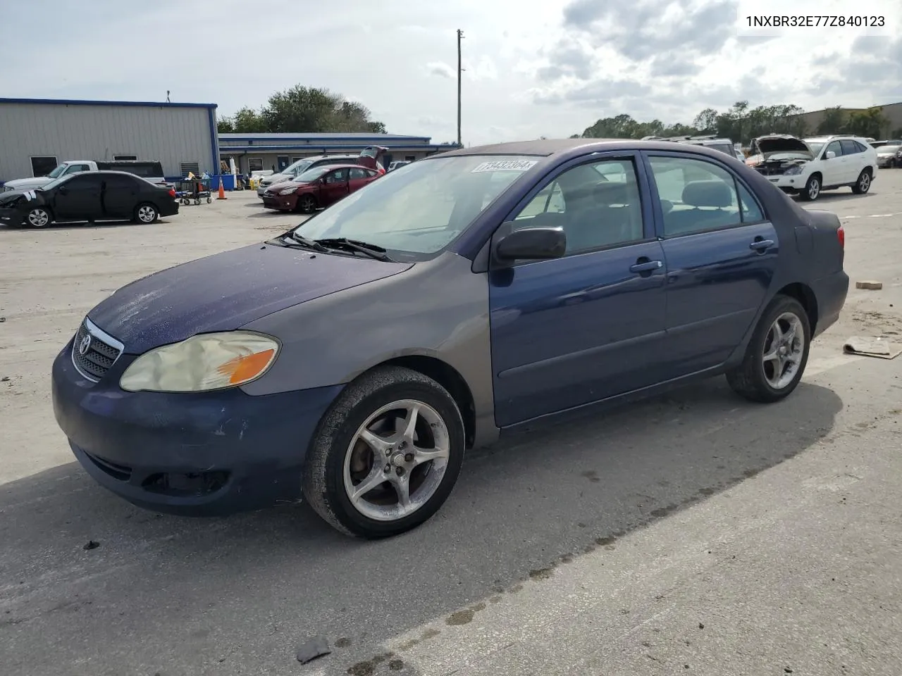 2007 Toyota Corolla Ce VIN: 1NXBR32E77Z840123 Lot: 73432364