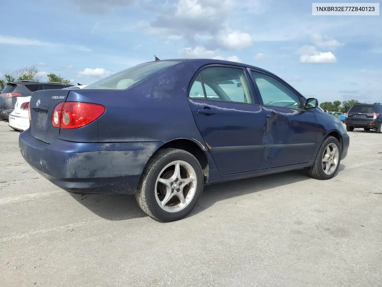 1NXBR32E77Z840123 2007 Toyota Corolla Ce