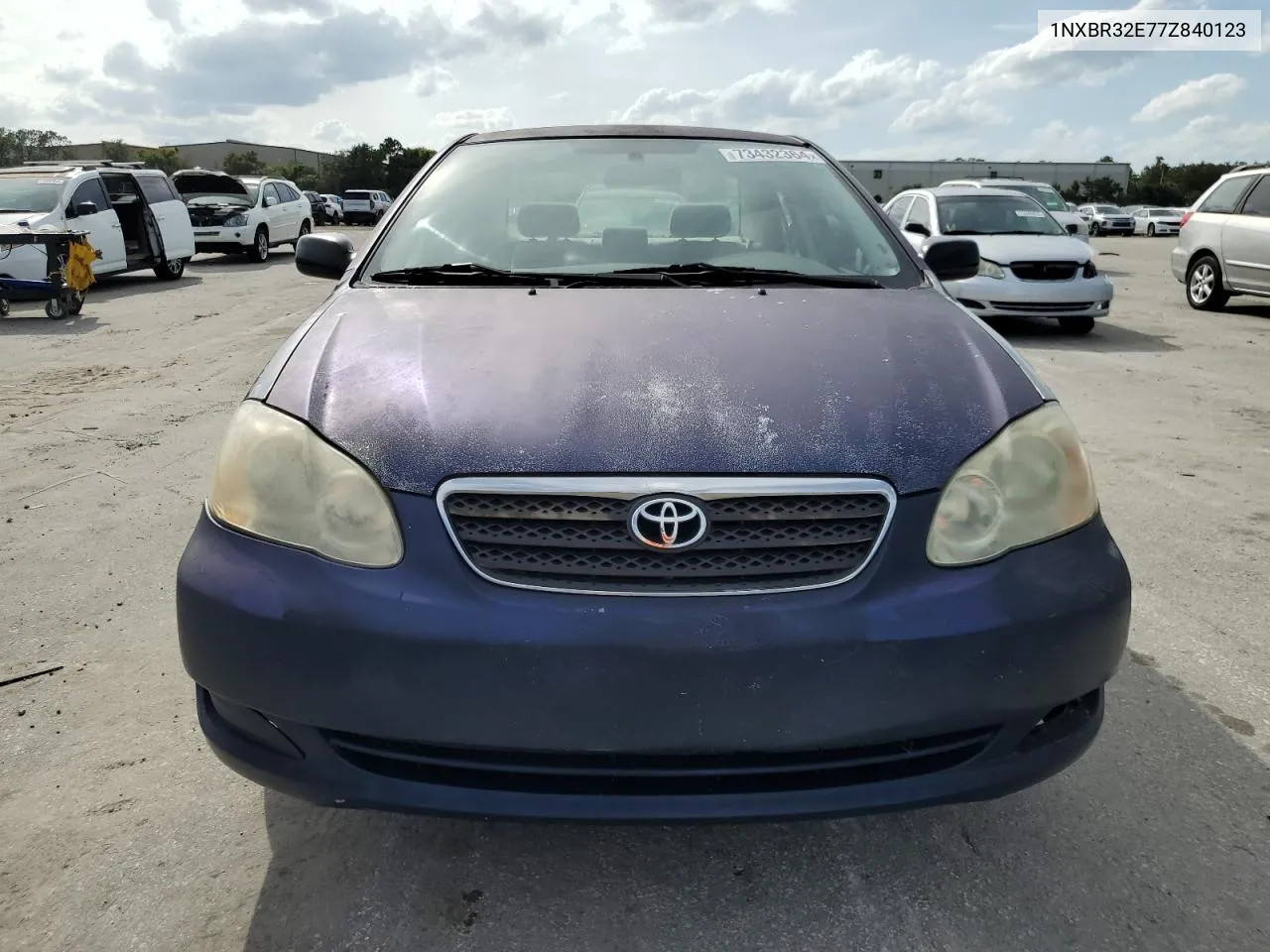 1NXBR32E77Z840123 2007 Toyota Corolla Ce