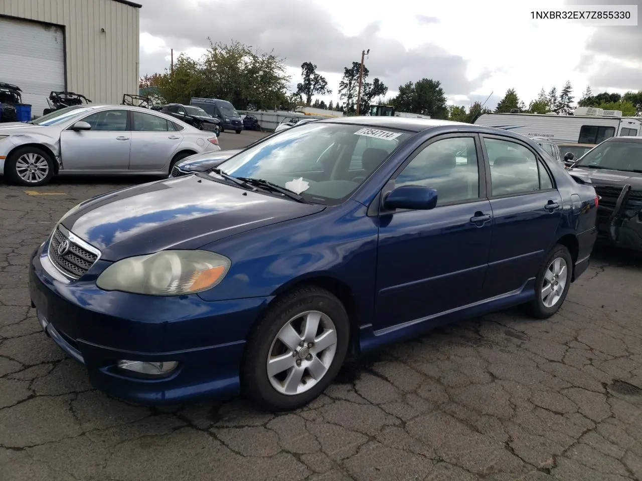 2007 Toyota Corolla Ce VIN: 1NXBR32EX7Z855330 Lot: 73547114