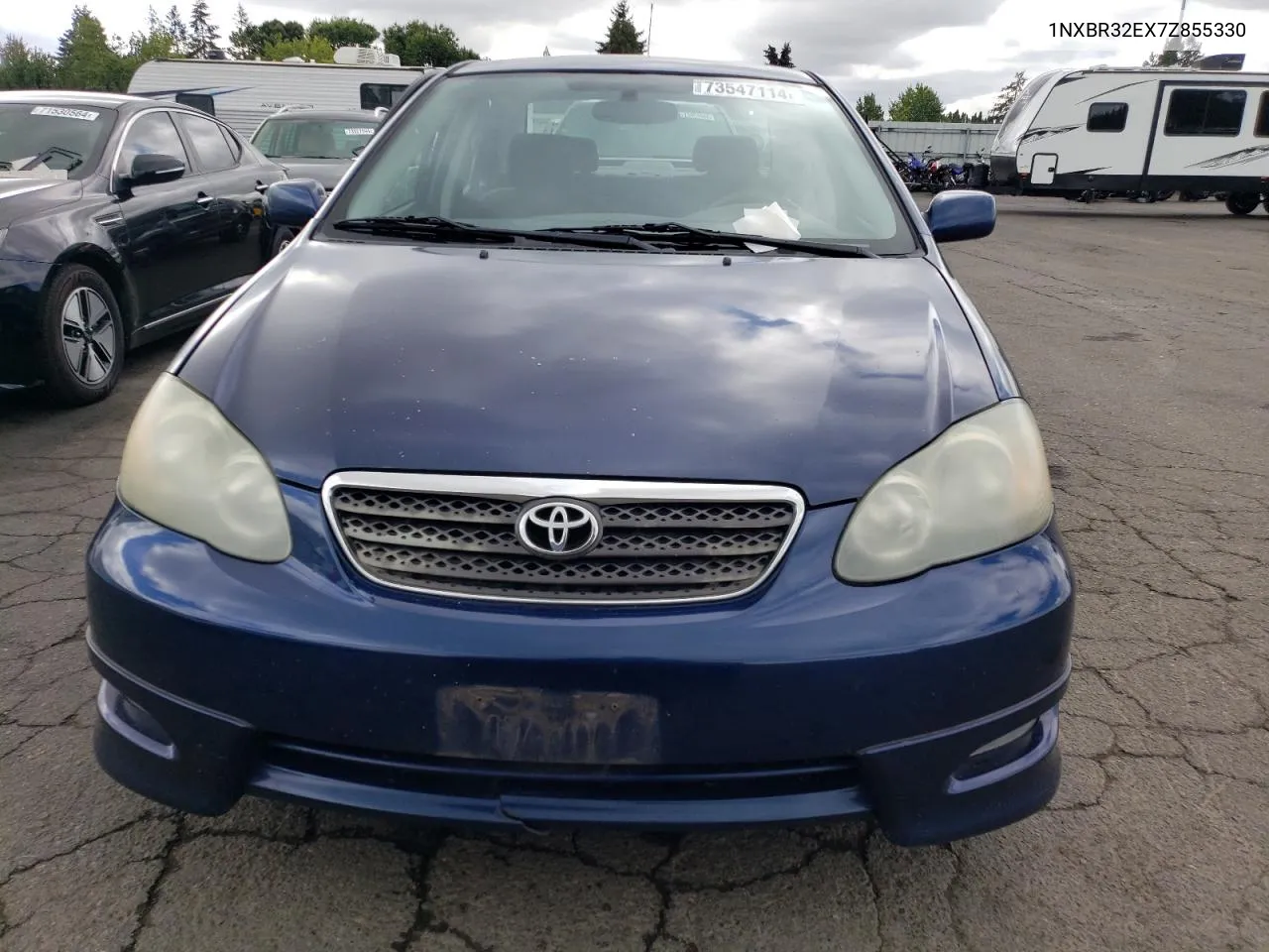 2007 Toyota Corolla Ce VIN: 1NXBR32EX7Z855330 Lot: 73547114