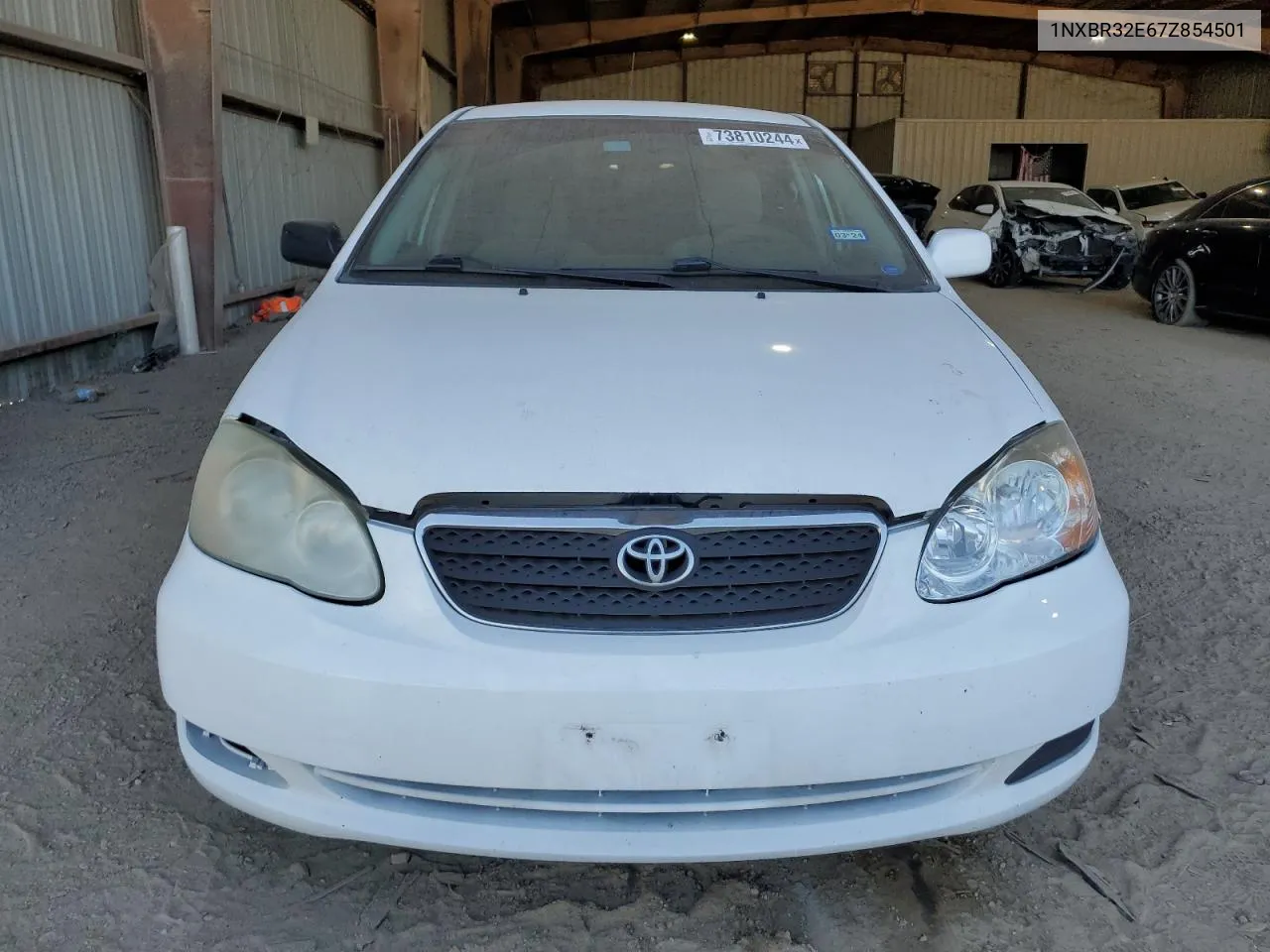 2007 Toyota Corolla Ce VIN: 1NXBR32E67Z854501 Lot: 73810244